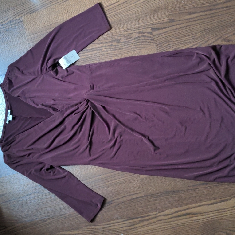 Nwt Coldwater Creek  Ruched Dress  12 P